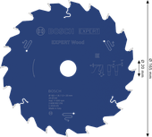 Bosch EXPERT Wood ringsae tera 165 mm puidu lõikamiseks.